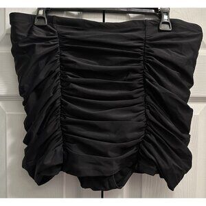 Raisins Curve High Waisted Ruched Black Bikini Bottoms Size 16W NEW